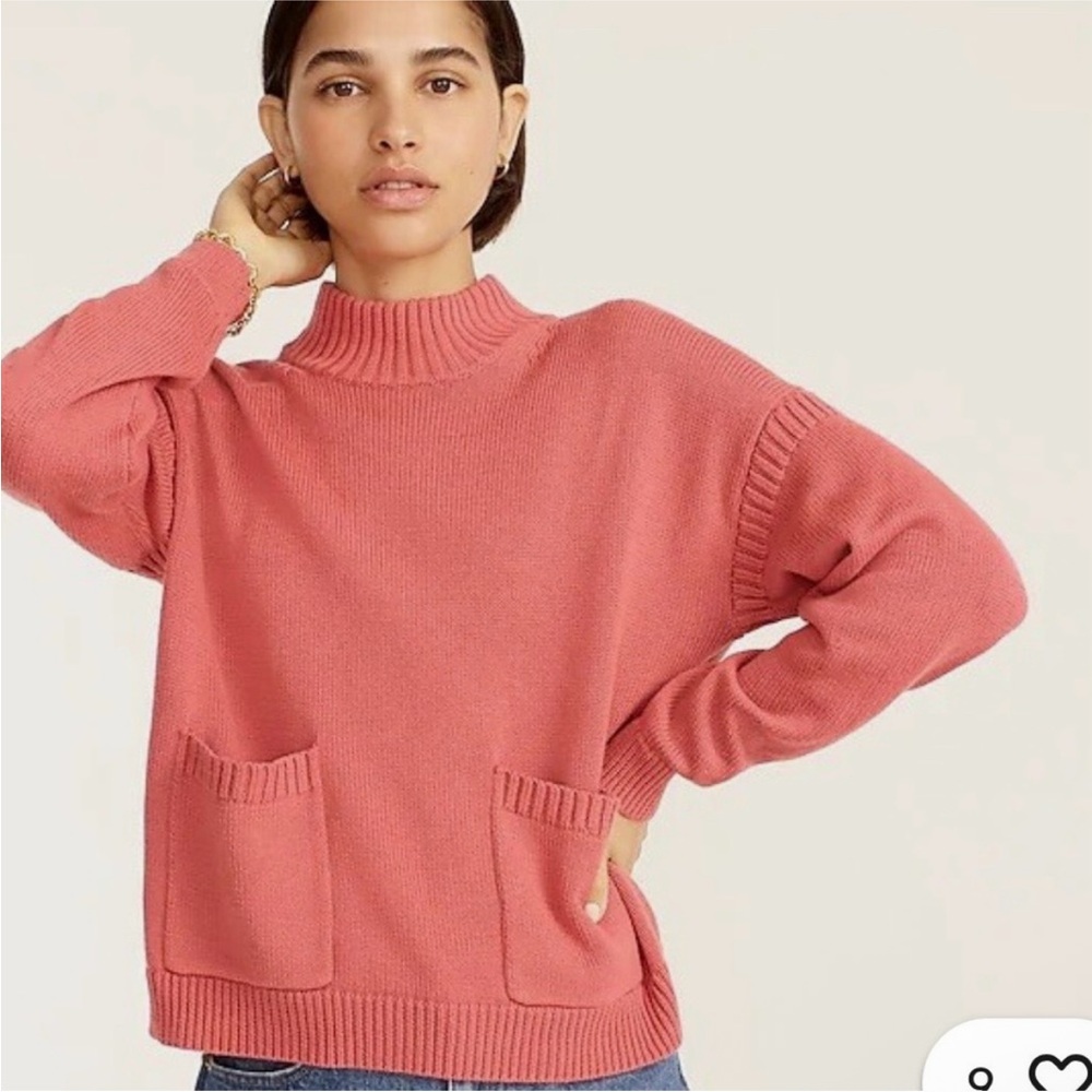 J. Crew Cashmere Blend Patch Pocket Sweater